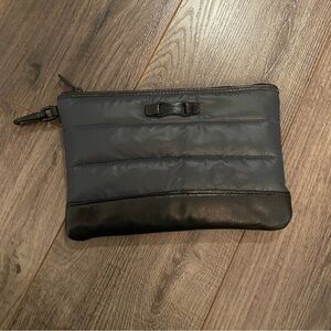 Coach wristlet Wallet pouch‎ quilted & leather